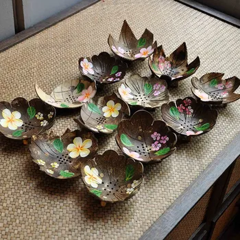

Thailand Product Soap holder Handmade coconut soap box Home decoration kitchen storage Trays