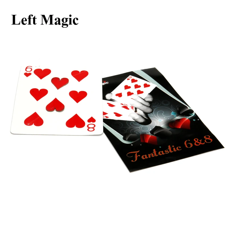 Фантастические 6 и 8 движущиеся точки-волшебные карты трюки Волшебный Трюк карты реквизит карточка Профессиональный ментализм Комедия