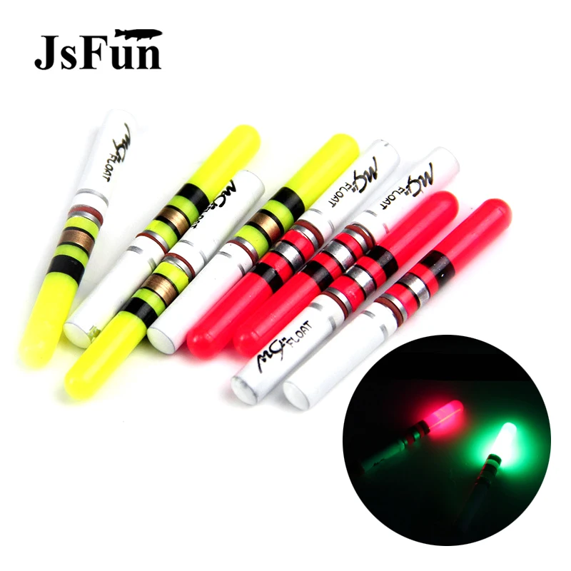 

10Pcs Light Sticks Green / Red Work with CR322 Luminous Float LED Night Fishing Tackle Luminous Stick PJ143