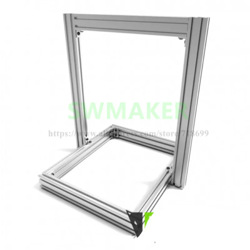 Funssor-AM8-3D-Printer-Extrusion-Metal-Frame-Full-Kit-for-Anet-A8-upgrade-Natural (1)