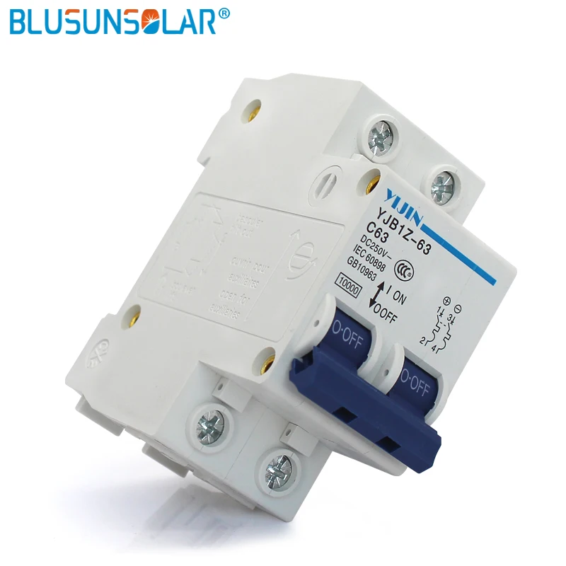 10 шт./партия Schneider Electric 1P + N 60A DC 230V Миниатюрный автоматический выключатель|circuit