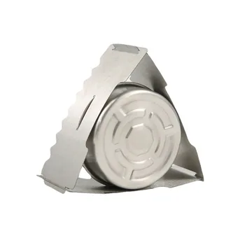 

Non-Slip Picnic Portable Stainless Steel Camping Alcohol Stove Furnace Burner With Windshield Picnic Hiking Kitchen Cooker