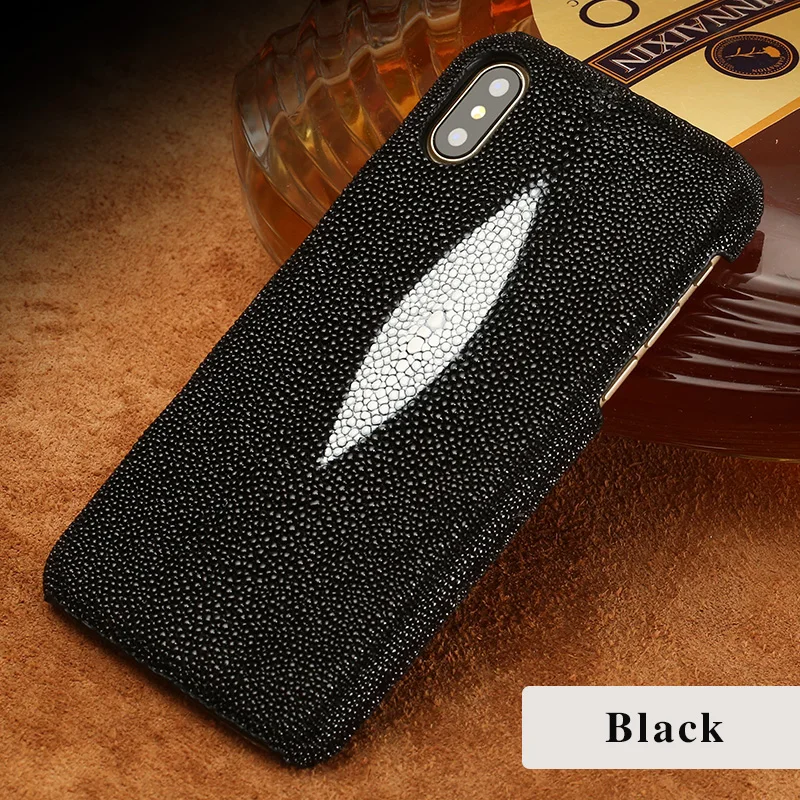 Роскошный Натуральная кожа ската чехол для телефона Apple IPhone X XS ...