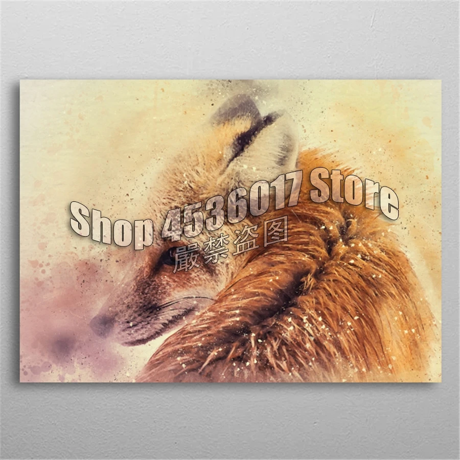 

5D Diy Diamond Painting Red Fox Diamond Embroidery Full Diamond Mosaic Animals Pictures Of Rhinestones Home Decor Craft Kits