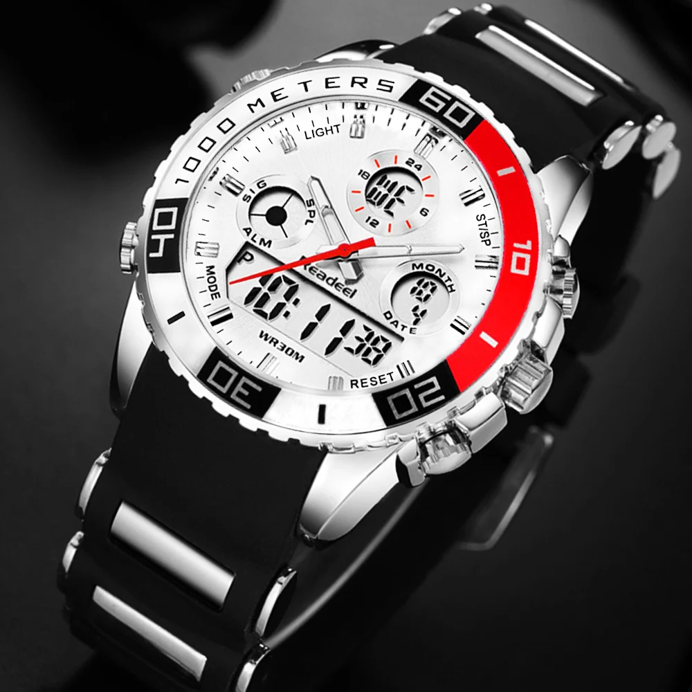 

New Watch Men Military Sports reloj mujer Waterproof Watch LED Light Shock Digital Wristwatches Relogio Masculino Readeel