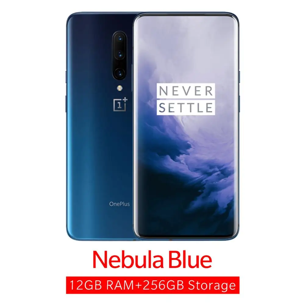 Смартфон OnePlus 7Pro с глобальной ПЗУ, 90 Гц, экран, дисплей 6,67 дюйма, Восьмиядерный процессор Snapdragon 855, NFC UFS 3,0, аккумулятор 4000 мАч, камера 48 МП - Цвет: Nebula Blue 12256