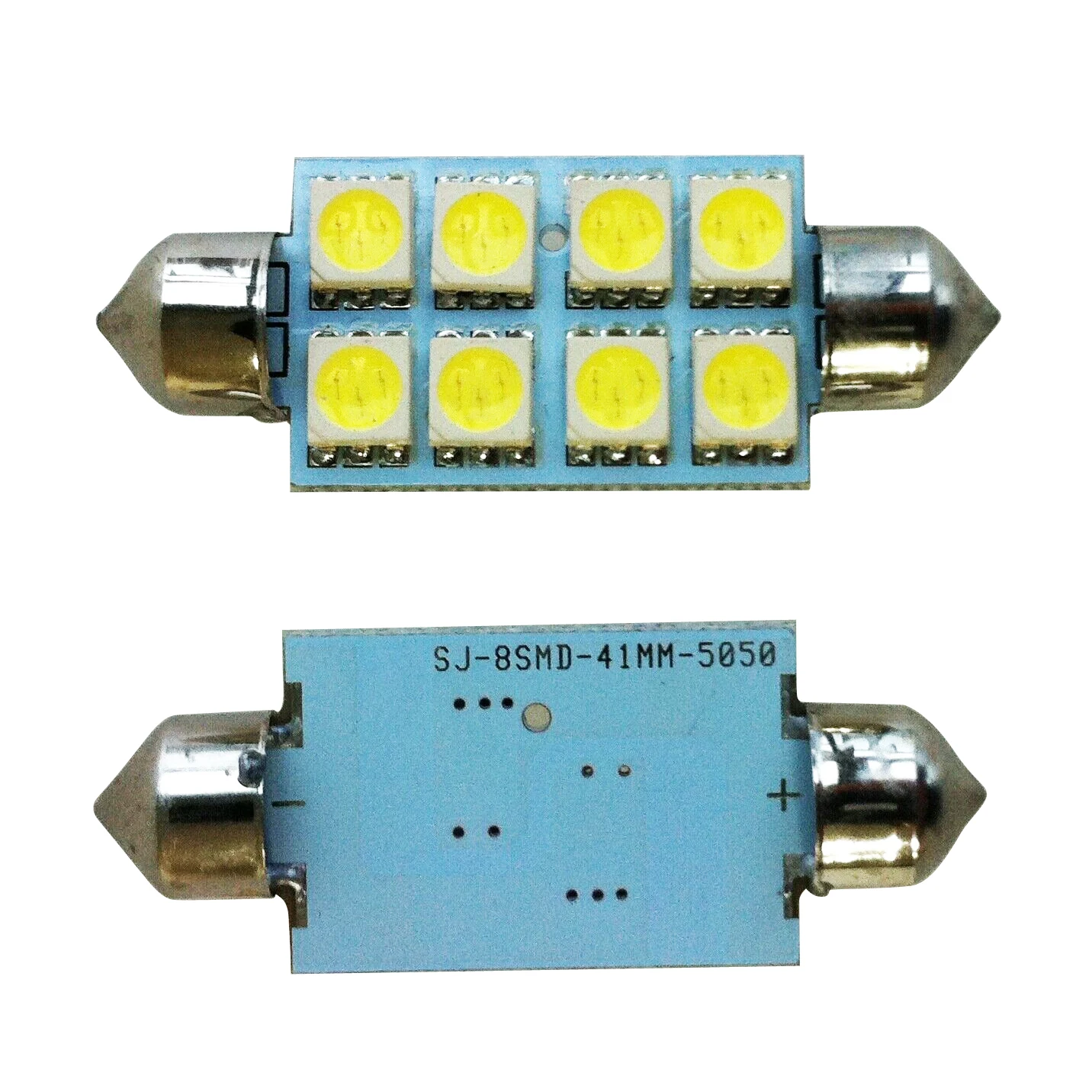 2x42 мм белый 8 SMD СВЕТОДИОДНЫЙ подсветки номерного знака 12 V иллюминационных гирлянд свет