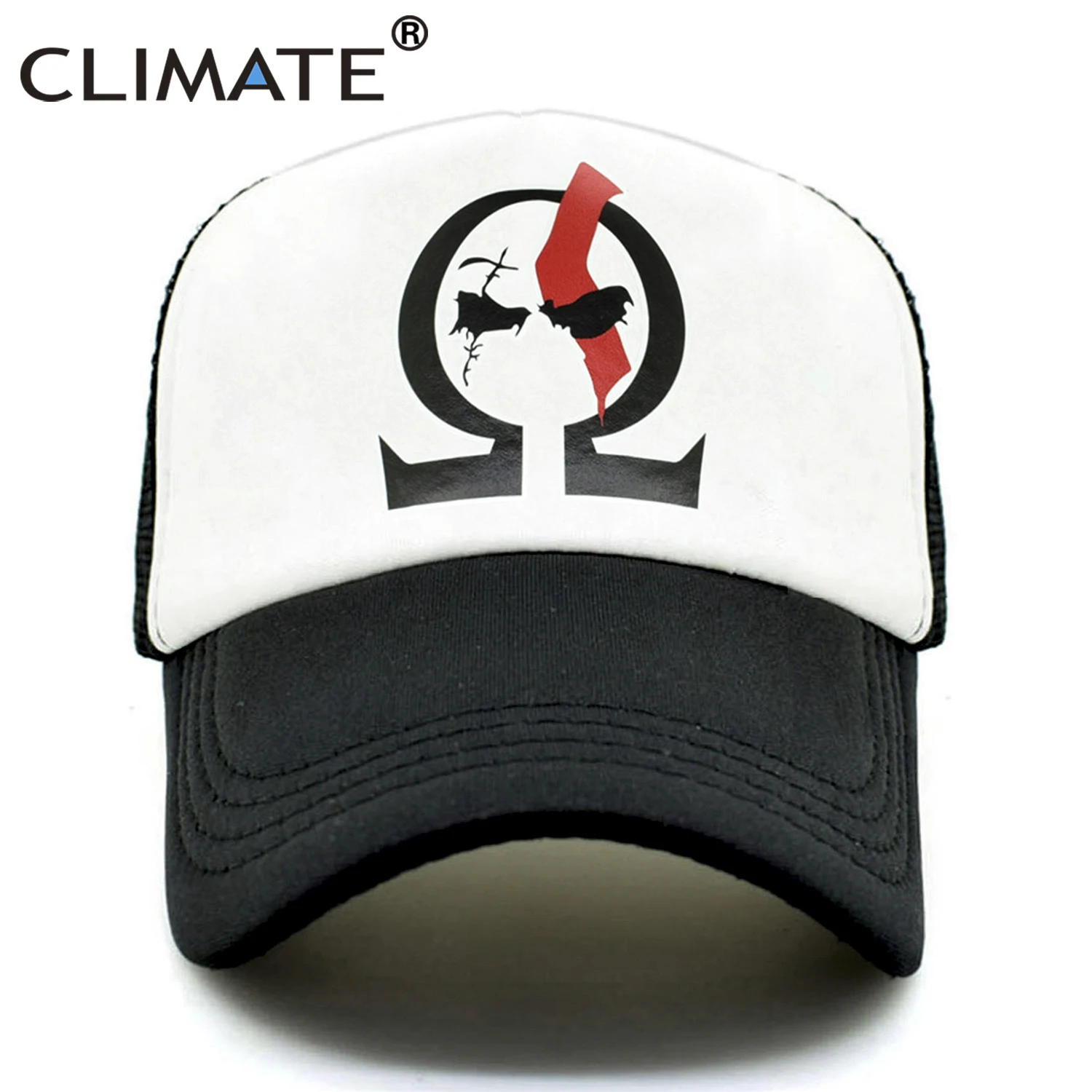 Климат NECA God of War Trucker Hat Caps Для мужчин Горячая крутая игра сеткой шапки герои