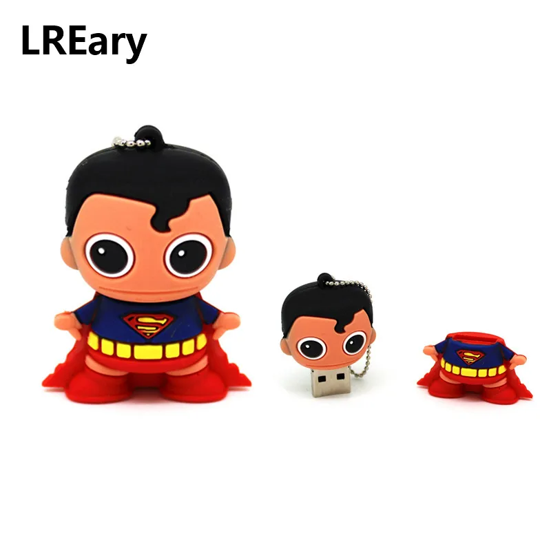 cartoon superhero Star wars USB Flash Drive Memory Stick Pendrive Pen drive U Disk gift Superman/Batman/Captain America