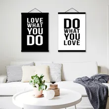 Tipografía de amor motivacional minimalista en blanco y negro, citas A4, póster impreso, cuadro Vintage, lienzo, pintura, carteles artísticos de pared