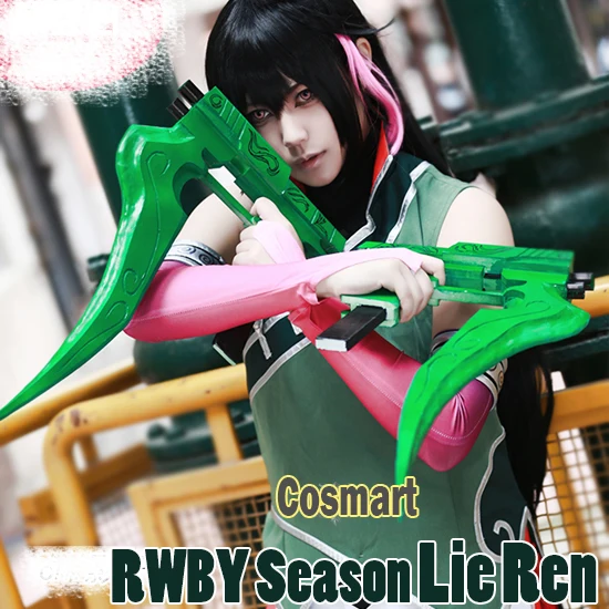 

Anime RWBY Season Lie Ren Cosplay Costume Uniform Suits Halloween For Women and Men Customize Free shipping