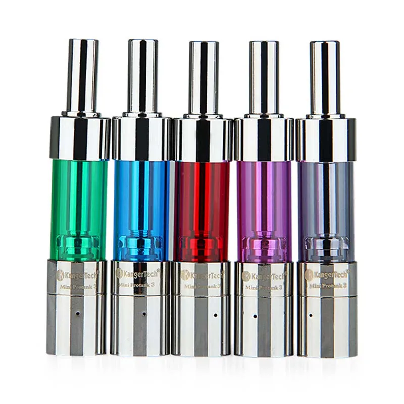 Оригинальный KangerTech мини Protank распылитель 1 5 мл 3 нижняя двойная катушка Pyrex стекло