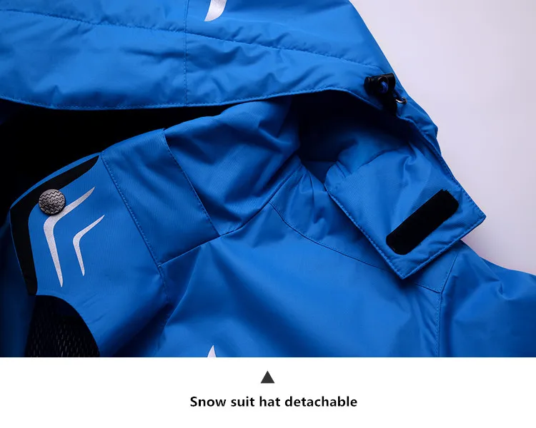 30 мужской зимний костюм Сноуборд костюм на открытом воздухе snowproof непромокаемый Зимний лыжный костюм куртка+ деним супер теплый комбинезон
