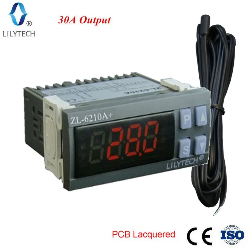 Baratos ZL 6210A +, salida de 30 A, controlador de temperatura, termostato Digital, Lilytech