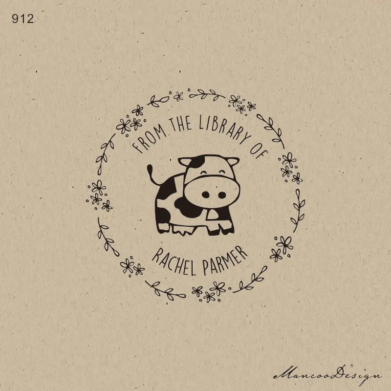 aliexpress com buy cow teacher stamp from the library of custom