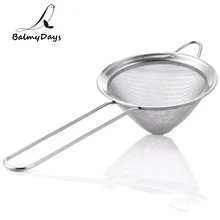 Bar-Strainer Sieve-Bar-Accessories Long-Handle Stainless-Steel Colander Mesh Fine Sifter