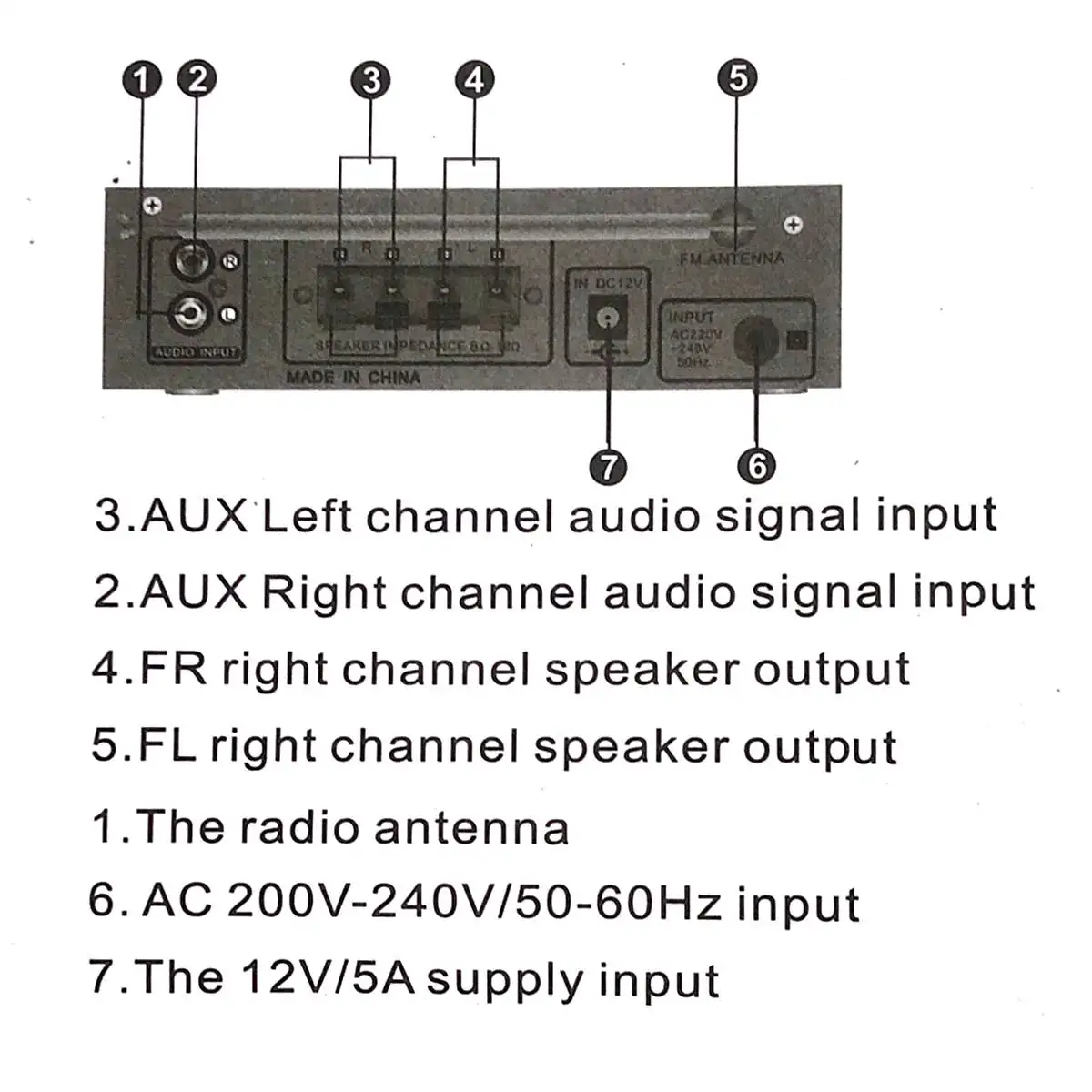 AK-698E 300 Вт 12 В/220 В мини Amplificador аудио Мощность усилители стерео HIFI FM радио USB/TF 2CH для автомобиля для домашнего кинотеатра, усилитель