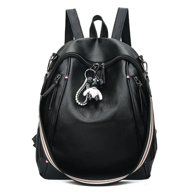 

Men Women Backpack School Bags For Teenage Girls Bag Waterproof PU New Schoolbag Business Polyester Bag Packsack Mochila Feminin