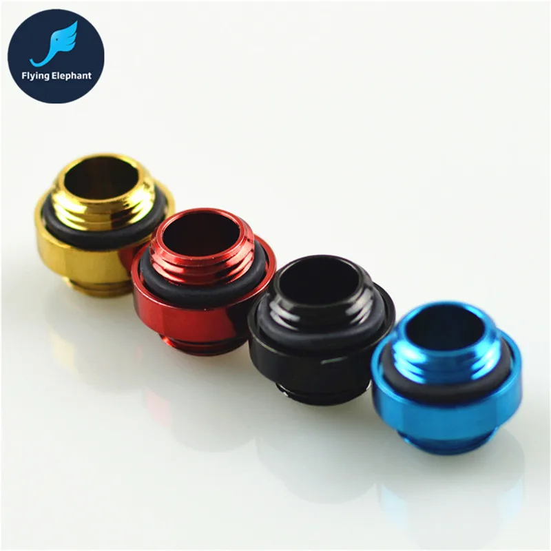 

Flying-Elephant G1/4" Black/Red/Gold/Blue Joint dual external thread connection double male Connector For PC water cooling