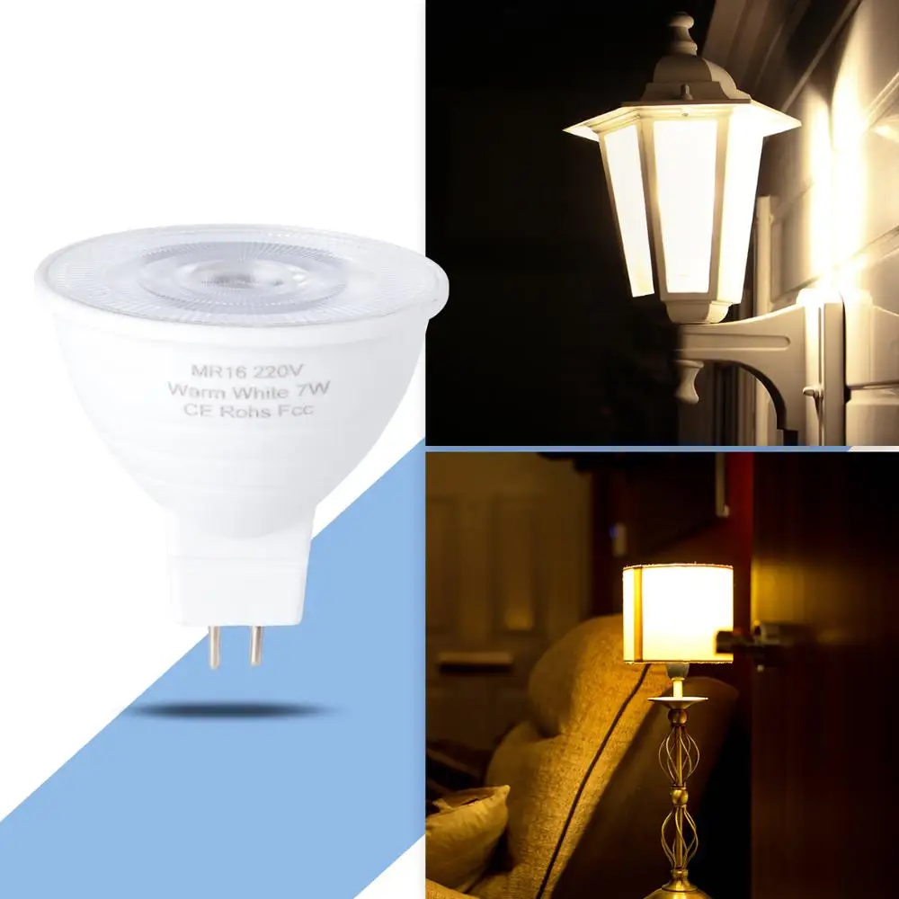 

Led Bulb GU10 Spotlight Led Lamp MR16 Led 220V Foco Bulbs GU 10 Spot Light Bulb SMD 2835 gu5.3 Bombillas 5W 7W Home Lampara 230V