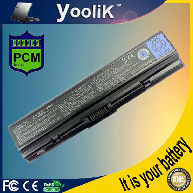 

New Laptop Battery for Toshiba Satellite PA3533U-1BRS PA3534U-1BRS PA3534U-1BAS A200 A203 A205 A210 Series