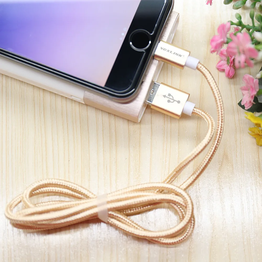 VOXLINK Micro USB кабель 2.4A Быстрый кабель синхронизации данных и зарядки для samsung huawei Xiaomi LG Andriod Microusb Кабели для мобильных телефонов