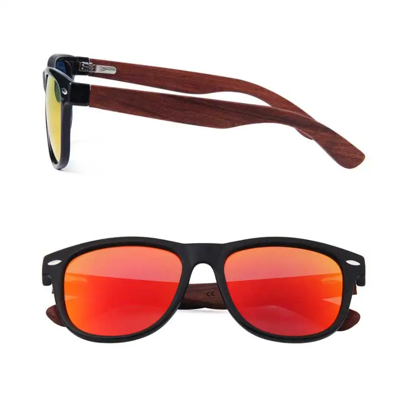 Квадратные Дизайнерские мужские и женские солнцезащитные очки Gafas UV400, Винтажные Солнцезащитные очки Oculos de sol, брендовые дизайнерские поляризованные зеркальные деревянные очки