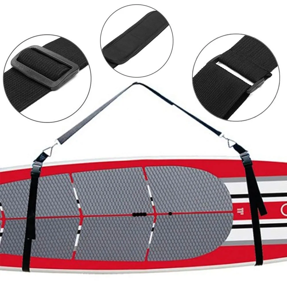 

Newly Surfboard Shoulder Strap Adjustable Carry Sling Stand Up Surfing Surf Paddle Board Carrier 19ing