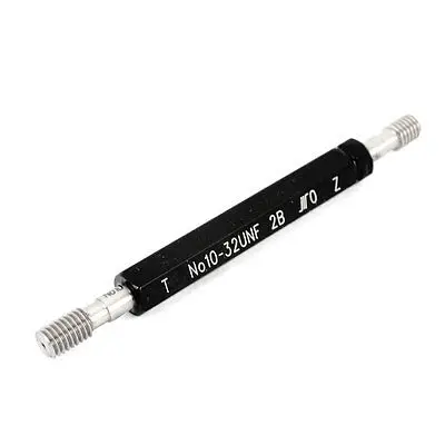 

No10-32UNF 2B Steel Pipe Thread Plug Gage Go/No Go Gauge Gaging Tool