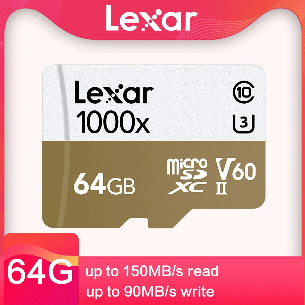 Lexar Sd Card 150mb S 64gb 128gb 32gb 256gb 4k Sdhc U3 V60 High
