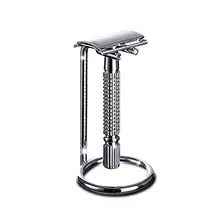 Ручная бритва старый бритва ручной Человек Классический двухсторонний нож с металлическим кронштейном сплав