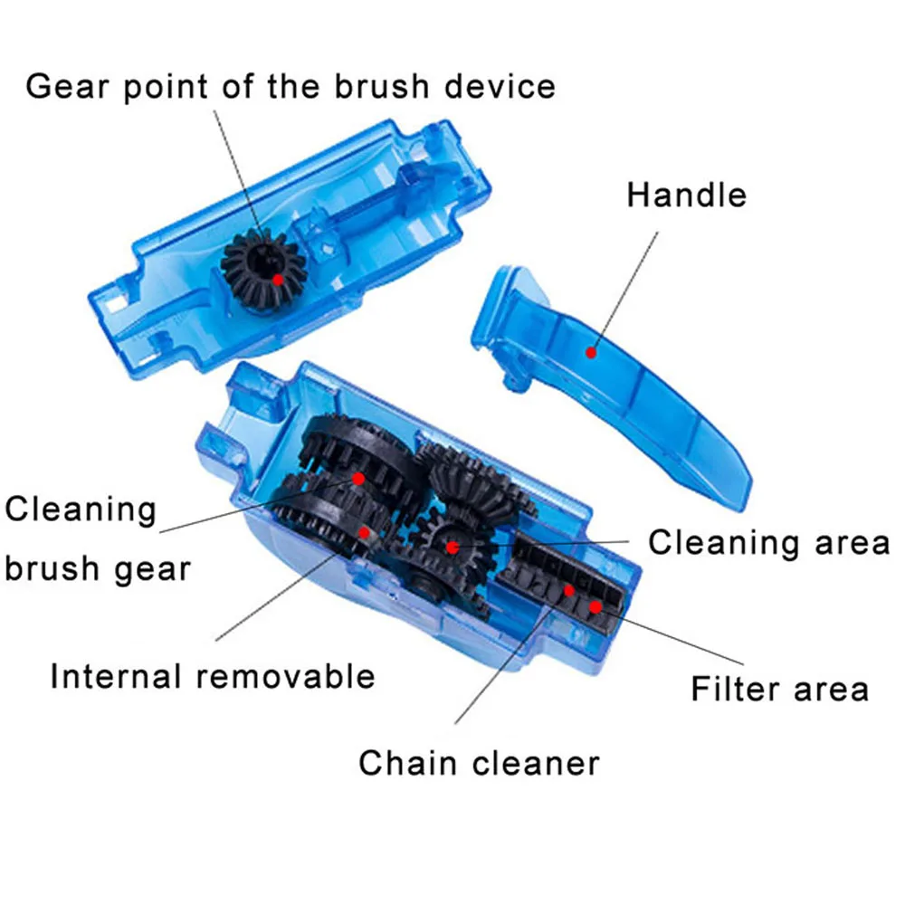 Велосипедный инструмент для чистки цепей, велосипедные цепи, щетки, скруббер, моющиеся Инструменты, защита цепи для велоспорта, аксессуары для горного велосипеда
