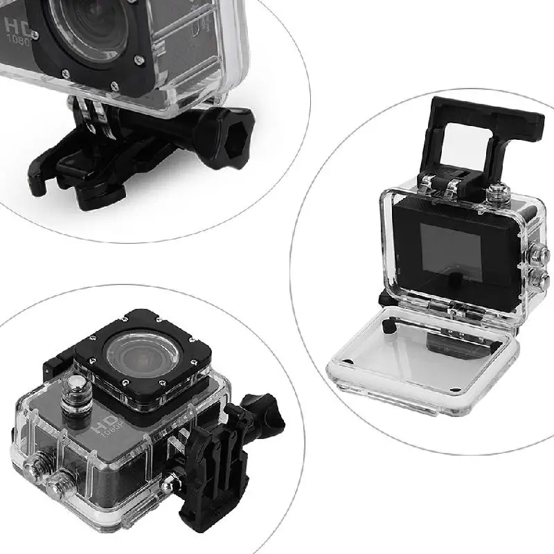 MEMTEQ FULL HD Outdoor Waterproof Camera Video Camera DV Camcorder 1080P Wide Angle Rated For Camera Accessories