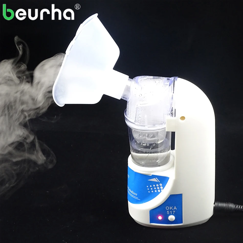 Beurha 110V 220V Home Health Care Adult Children Care Inhale Nebulizer Portable Automizer Inhaler Free Shipping