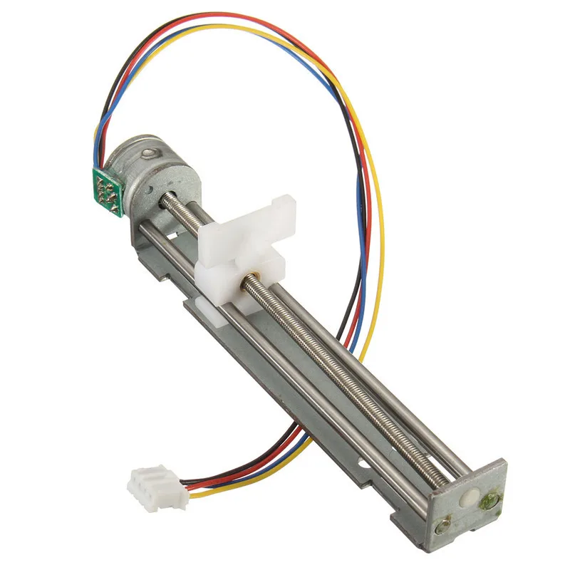 

DC 4-9V Drive Stepper Motor Screw With Nut Slider 2 Phase 4 Wire Micro Sliding table fit for laser engraving Machine New