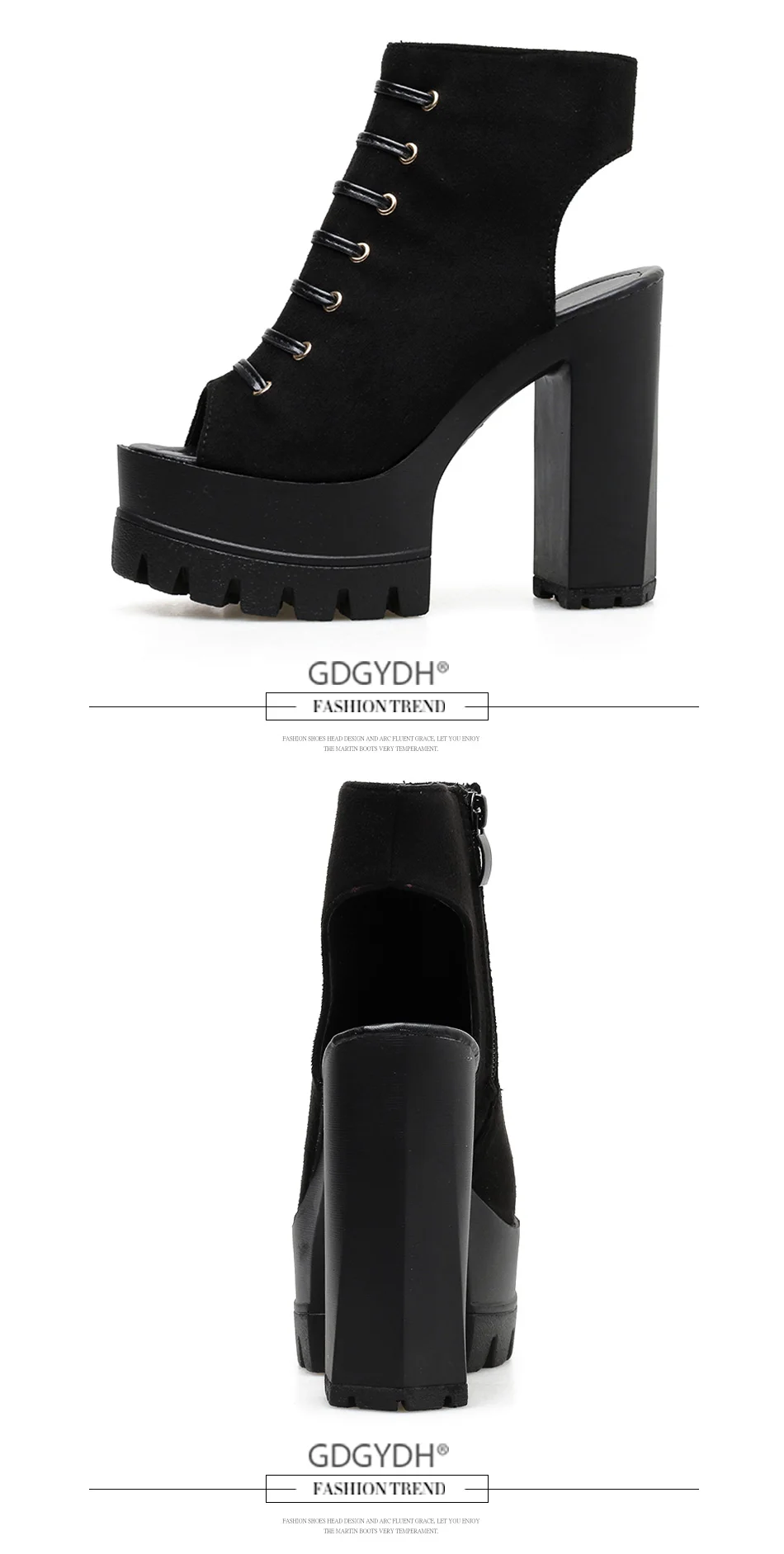 summer boots high heels