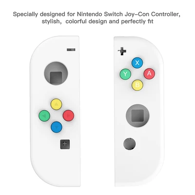 DIY Корпус Замена Прозрачный для joycon Joy-con консоли переключателя L R контроллер запчасти для ремонта - Цвет: white