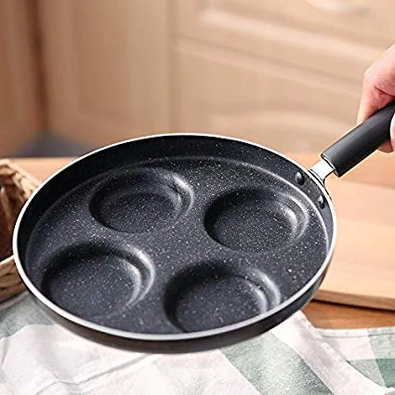 

Multifunction 10inch Nonstick Frying Pan Alloy 4 units Cookware Fry Egg Pan Pancake Steak Pan Use for Gas Cooker