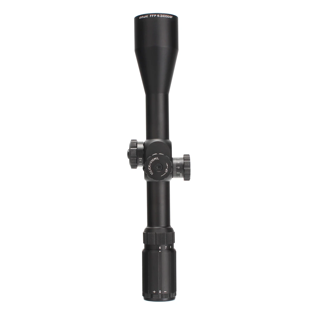 Ohhunt FFP 6 24X50 SF первый фокусный самолет область сторона Параллакс стекло