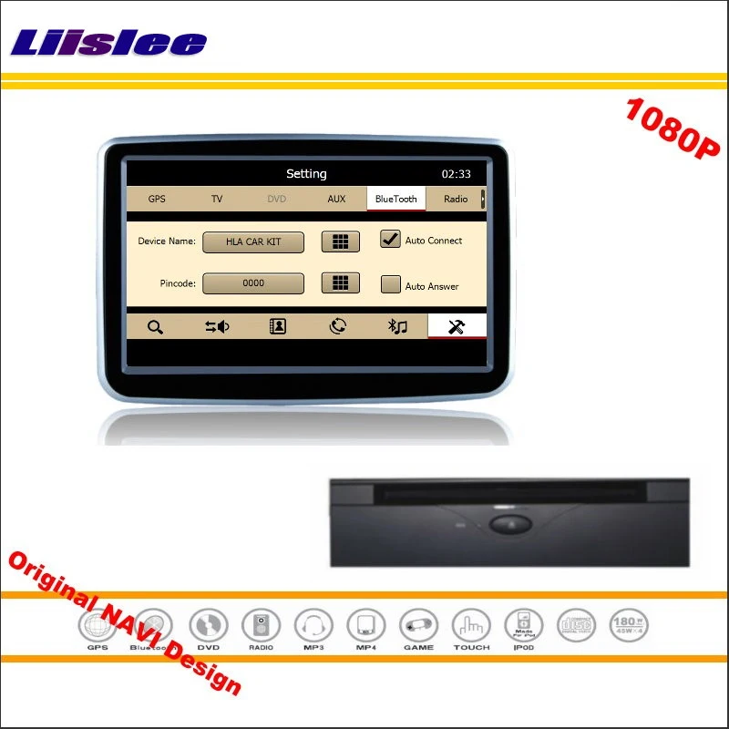 Cheap Liislee For Mercedes Benz A / B 2013~2015 With AUX Car Stereo Radio CD DVD Player GPS Nav Navigation System Original NAVI Design 3