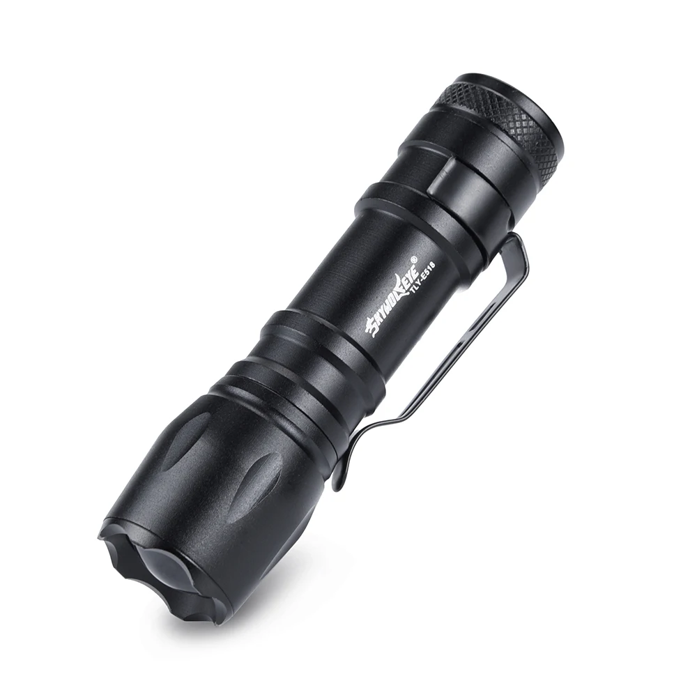 

Zoomable Flashlight Torch Lamp Light Penlight Portable Mini Telescopic Zoom Flashlight Rechargeable Outdoor Camping Fishing