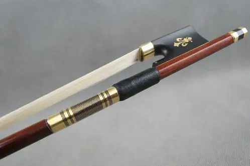 

Strong straight brazilwood Violin bow 4/4,Copper mounted