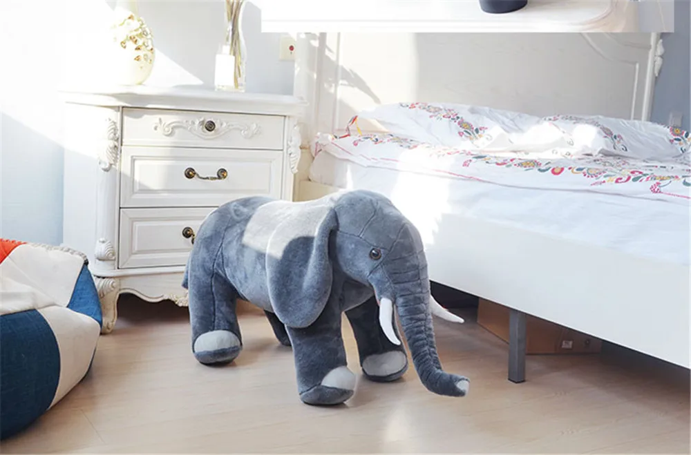 Fancytrader One Piece Pop Anime Elephant Plush Toy Stuffed Animals Elephant Chair Doll for Kids  11