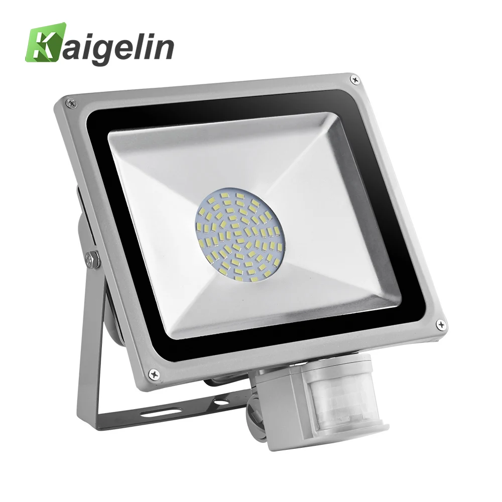 

2PCS Sensor Flood Light 50W 3500LM SMD 5630 Refletor Led Lamp Outdoor Lighting 85V-265V Waterproof Induction Floodlight