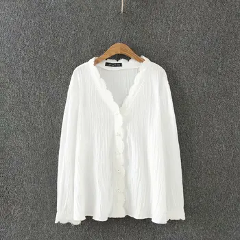 

Oversized Plus Size Cotton Women Shirt O-Neck white shirt Short Sleeve Women Tops shirt Spring Summer white Shirt