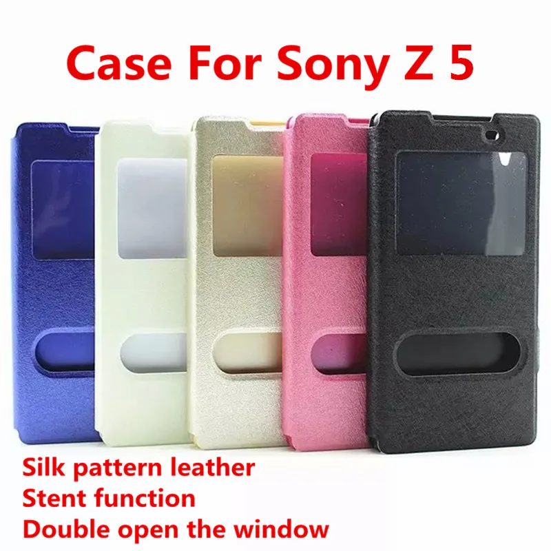 Новый роскошный модный кожаный чехол с шелковым узором для Sony Xperia Z5 E6653 5 2 дюйма