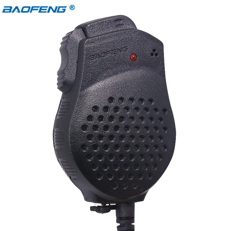 

Original Baofeng UV-82 2 Dual PTT Speaker Mic Microphone For Baofeng UV-82 UV-82Plus GT-5TP Portable Radio Walkie Talkie BF-UV82