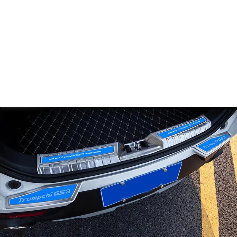 

Lsrtw2017 Stainless Steel Car Trunk Rear Guard Threshold for Trumpchi Gs3 2017 2018 2019 2020