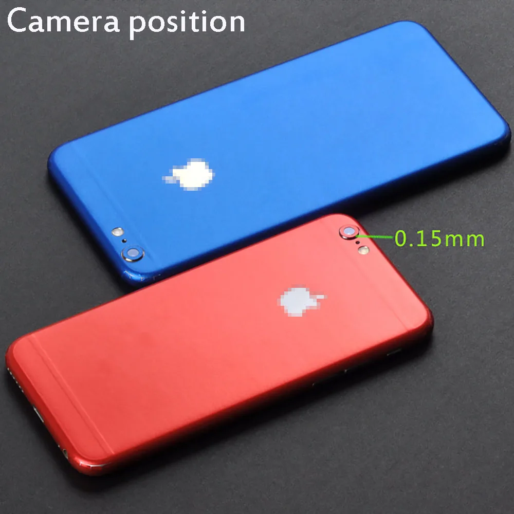 Full Body Candy Color Decal Sticker Wrap Skin Case Cover for iPhone 5 5S SE 6 6s 7 8 Plus X Ice Film for 6 6s Protect