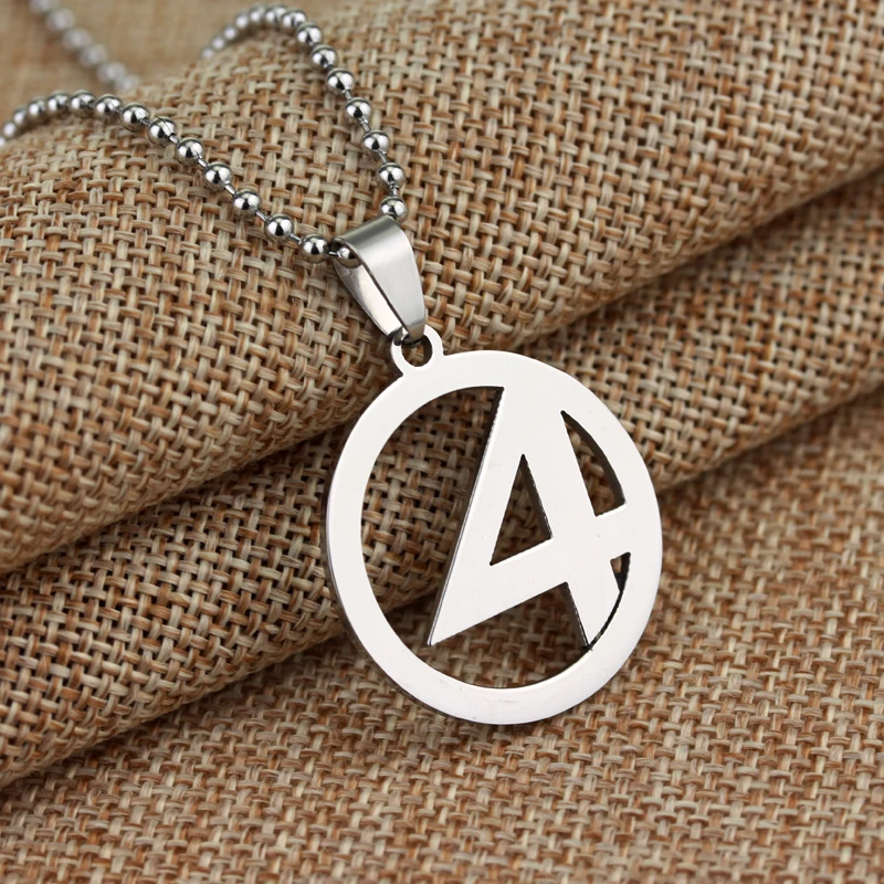 

dongsheng Marvel Fantastic Four Logo Necklaces Superhere Pendant Metal Alloy Men Jewelry Statement Necklaces for Women-30